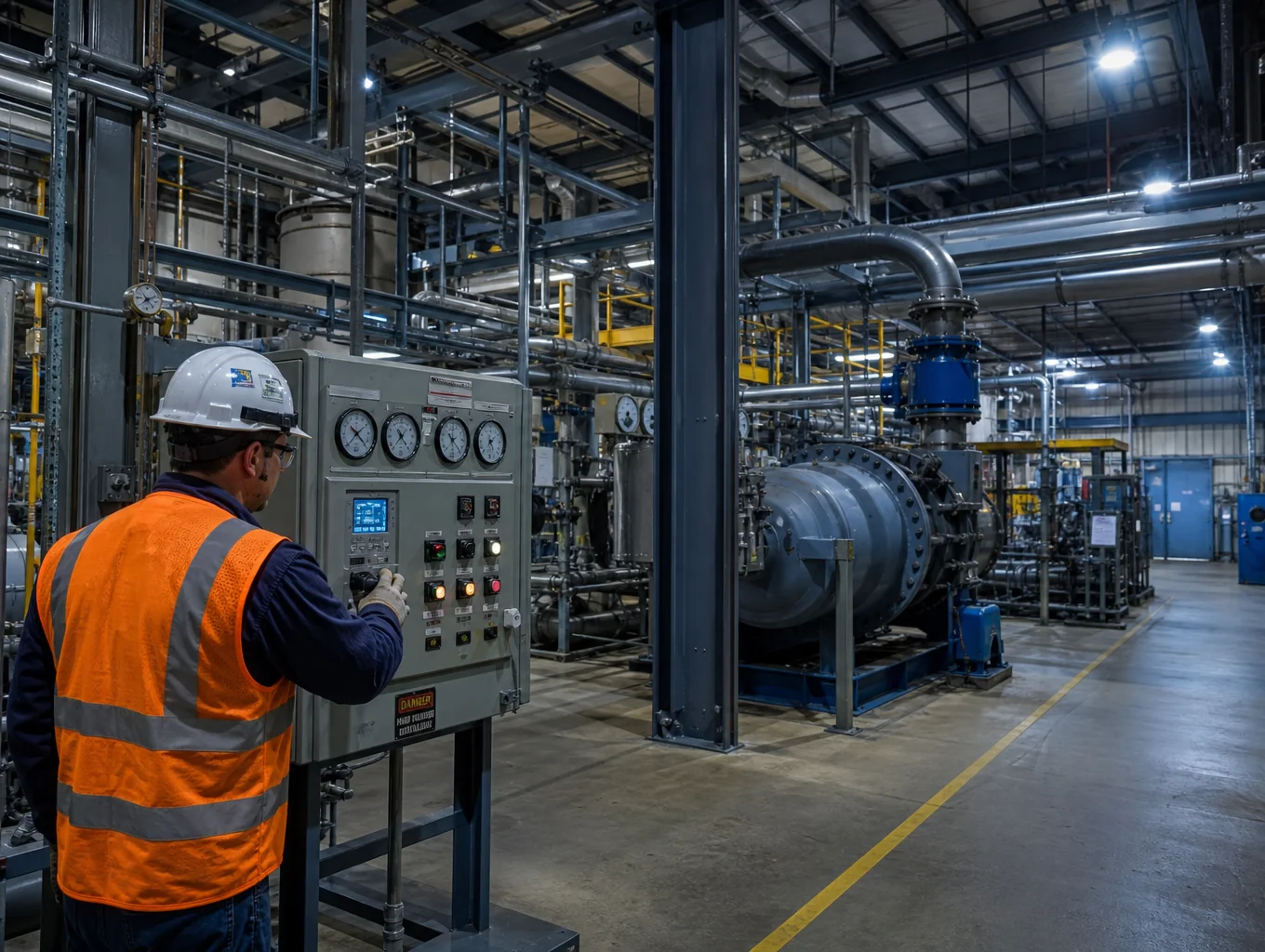 Industrial facility safety infrastructure